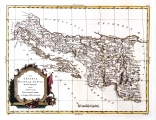 PITTERI, GIOVANNI MARCO: MAP OF CROATIA, BOSNIA AND SERBIA
